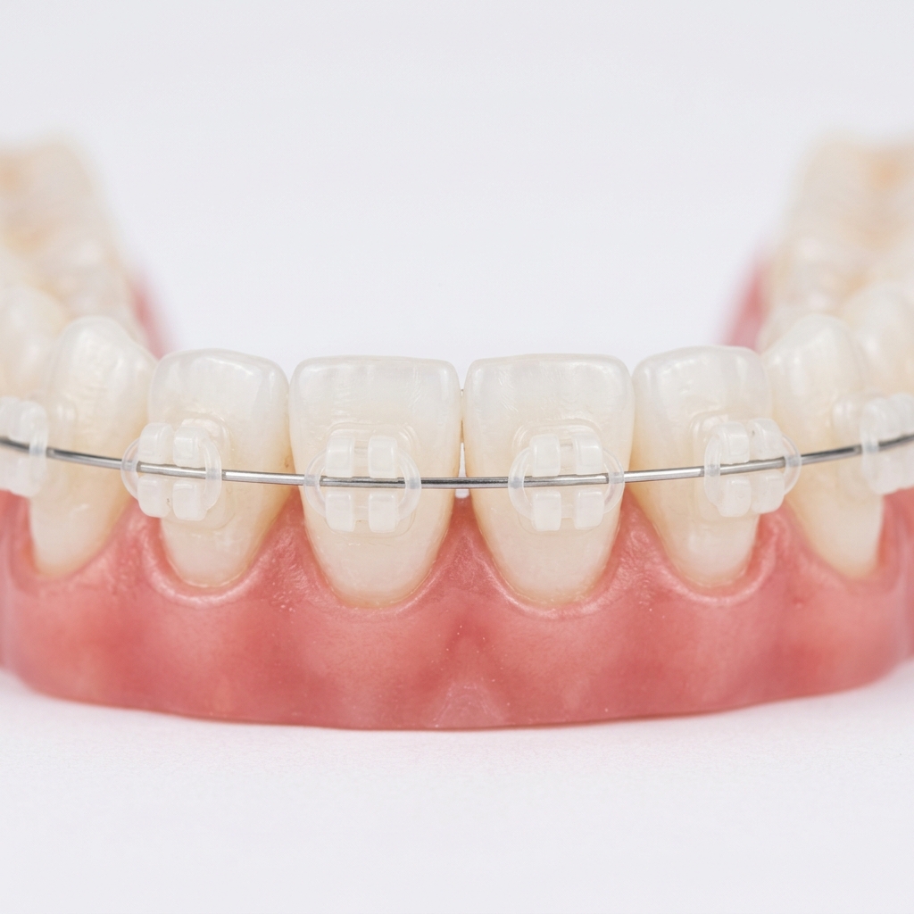 Teen orthodontic braces